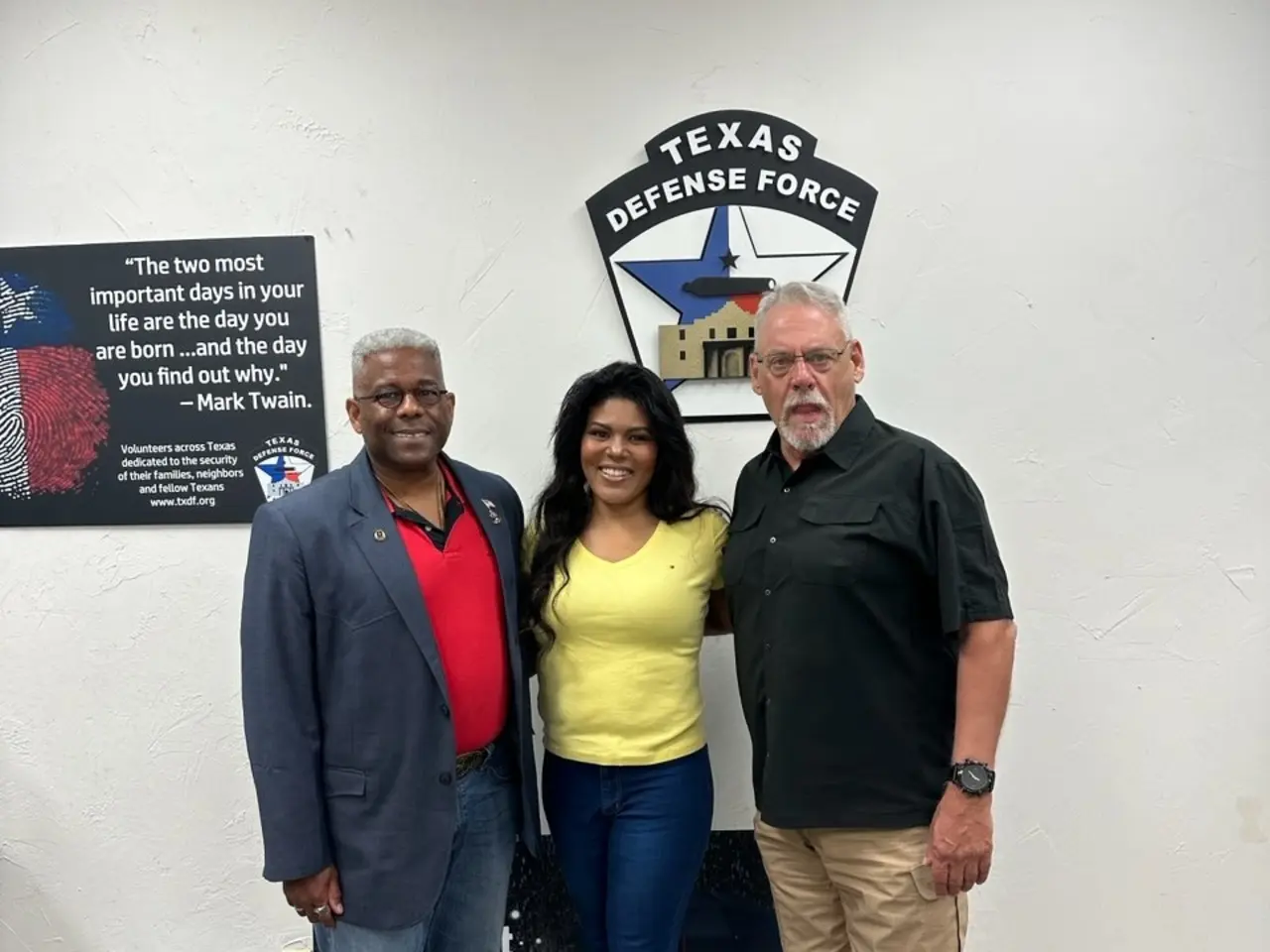 Lieutenant Colonel Allen West and Raven Harrison with Robert Beverly