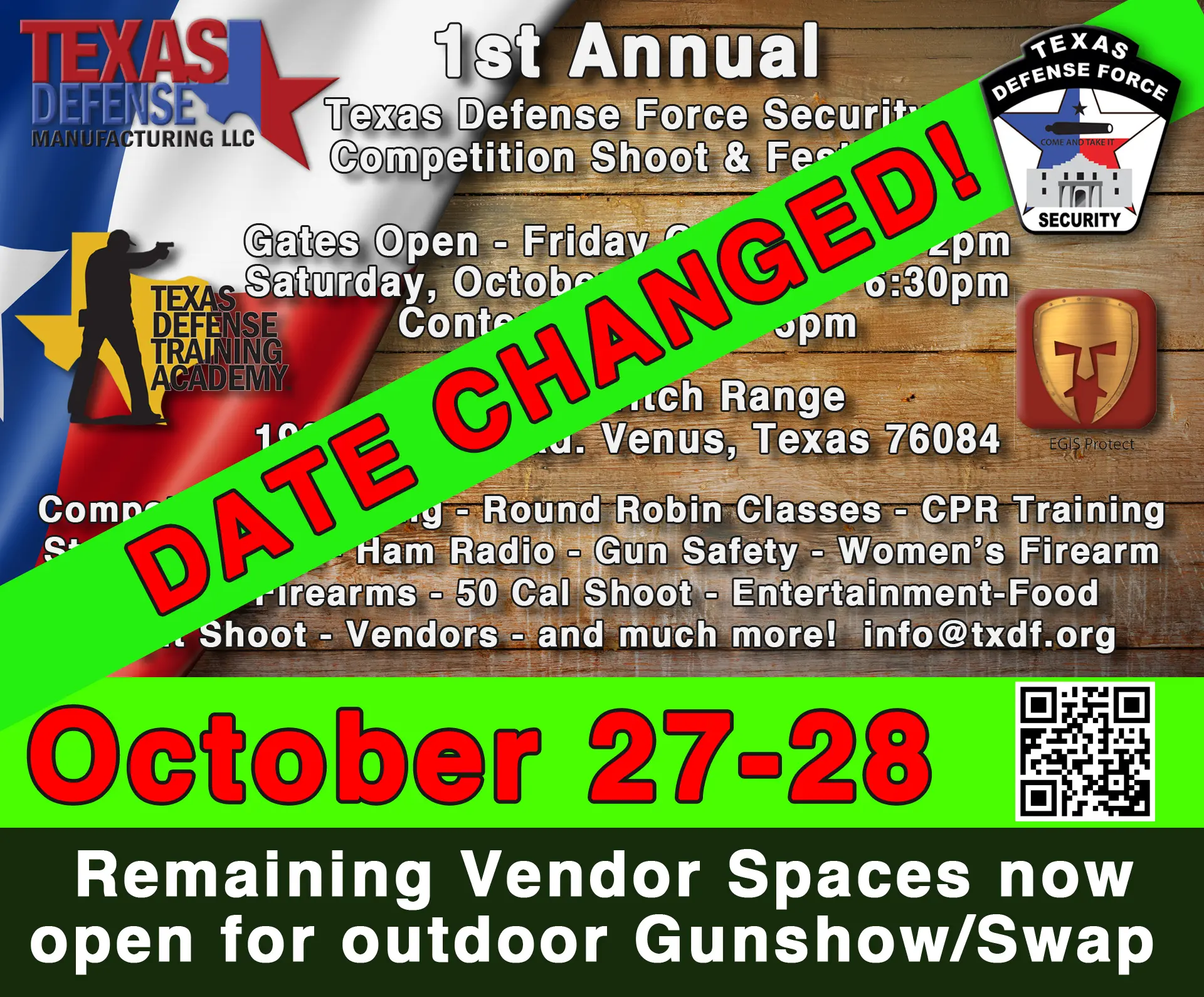 Texas Defense Force Security Shootout and Festival 2023