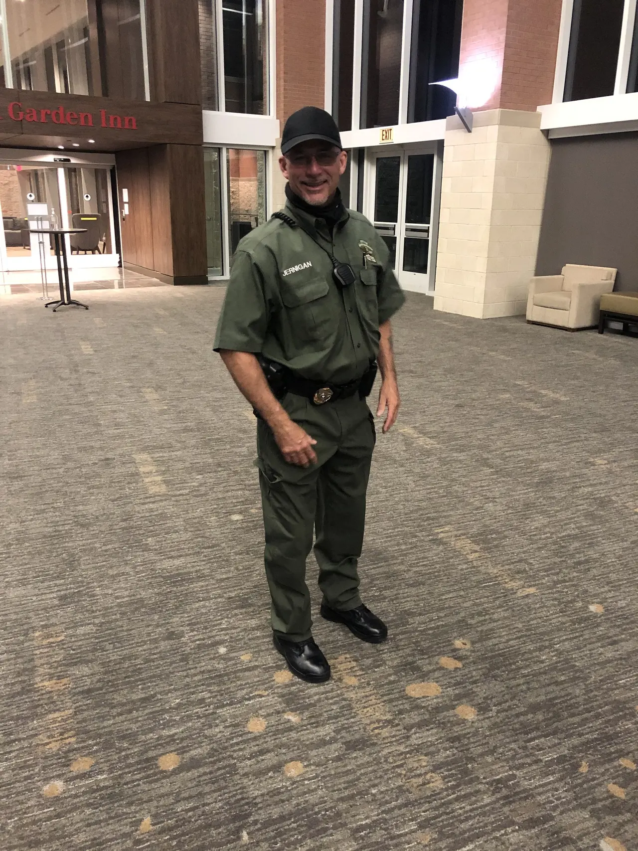 Smiling Security Officer